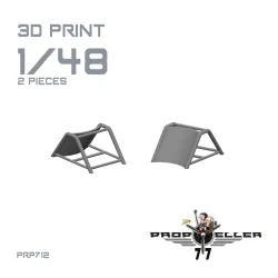 77propeller Prp712 1/48 1/48 Luftwaffe Wheel Chocks For He-111 Ju-88 Bf-110