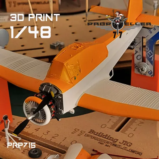 77propeller Prp715 1/48 Engine Z-37 / Z-37a Cmelak For Model Maco