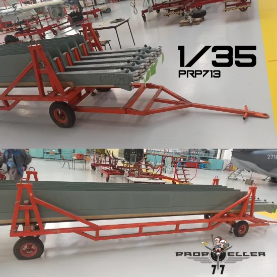 77propeller Prp713 1/35 Helicopter Rotor Blade Cart For Mi-24/Mi-8/Mi17