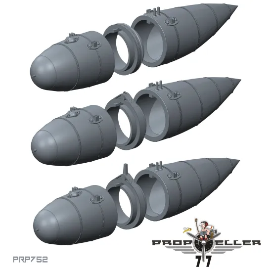 77propeller Prp752 1/32 Bf 109g External Fuel Tanks Variant A