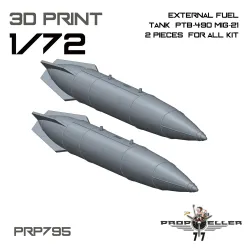 77propeller Prp795 1/72 External Fuel Tank Ptb-490 Mig-21 2 Pieces For All Kit
