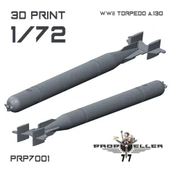77propeller Prp7001 1/72 Italian Wwii Torpedo A.130 Variant 1