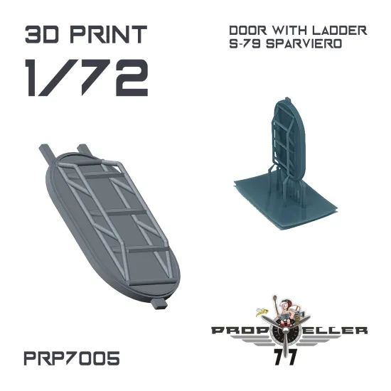 77propeller Prp7005 1/72 Door With Ladder S-79 Sparviero For Italeri Kit