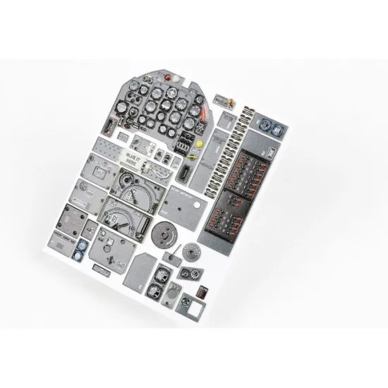 Red Fox Qs-24023 1/24 Junkers Ju 87g Stuka Kanonenvogel 3d Acrylic Instrument Panels