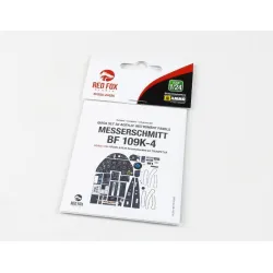 Red Fox Qs-24026 1/24 Messerschmitt Bf 109k-4 3d Acrylic Instrument Panels