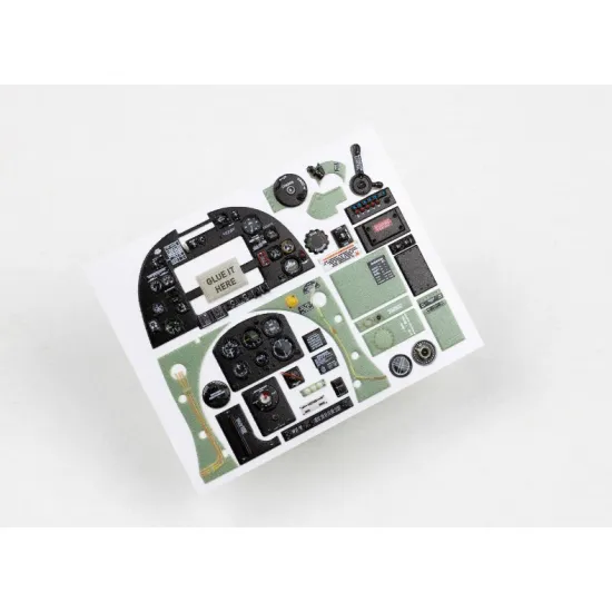 Red Fox Qs-24031 1/24 Supermarine Spitfire Mk Vb 3d Acrylic Instrument Panels