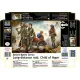 Master Box 35250 1/35 Desert Battle Series Long-distance Raid Child Of Hope Plastic Figures Kit