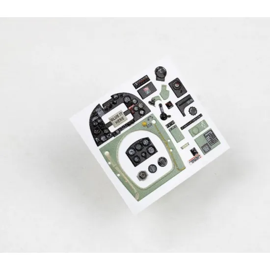 Red Fox Qs-35033 1/35 Supermarine Spitfire Mk Vb 3d Acrylic Instrument Panels For Border