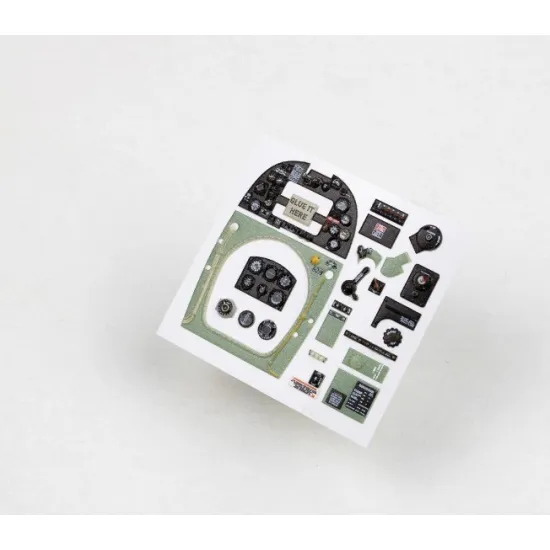 Red Fox Qs-35033 1/35 Supermarine Spitfire Mk Vb 3d Acrylic Instrument Panels For Border