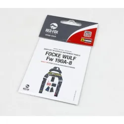 Red Fox Qs-35036 1/35 Focke-wulf Fw 190a-8 3d Acrylic Instrument Panels For Border