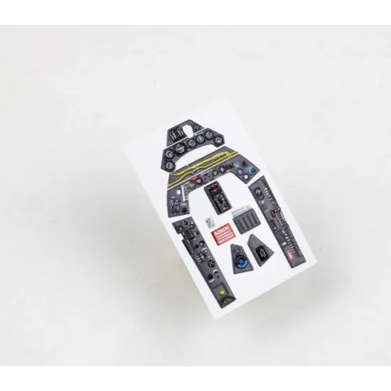 Red Fox Qs-35036 1/35 Focke-wulf Fw 190a-8 3d Acrylic Instrument Panels For Border