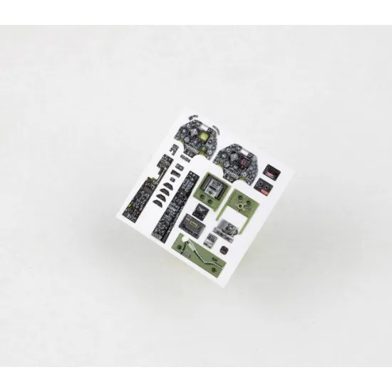 Red Fox Qs-48163 1/48 A-4m Skyhawk Early 3d Acrylic Instrument Panels For Magic Factory