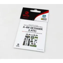 Red Fox Qs-48167 1/48 A-4m Skyhawk Late 3d Acrylic Instrument Panels For Magic Factory