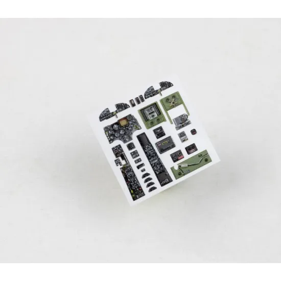 Red Fox Qs-48167 1/48 A-4m Skyhawk Late 3d Acrylic Instrument Panels For Magic Factory