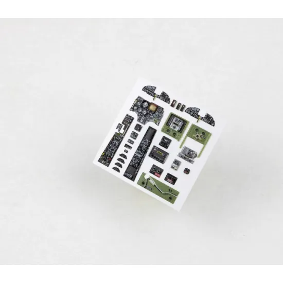 Red Fox Qs-48167 1/48 A-4m Skyhawk Late 3d Acrylic Instrument Panels For Magic Factory