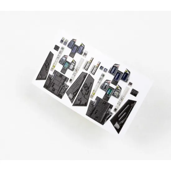 Red Fox Qs-48188 1/48 Jas-39b Gripen 3d Acrylic Instrument Panels For Kitty Hawk