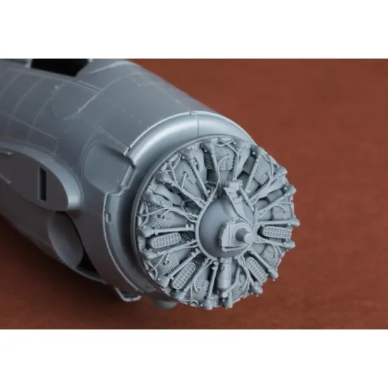 Sbs 48102 1/48 Fm-2 Wildcat Engine Set For Eduard Kit 3d Printed Resin