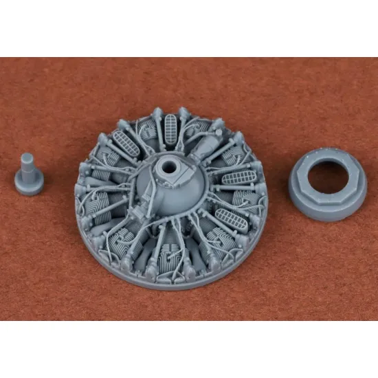 Sbs 48102 1/48 Fm-2 Wildcat Engine Set For Eduard Kit 3d Printed Resin