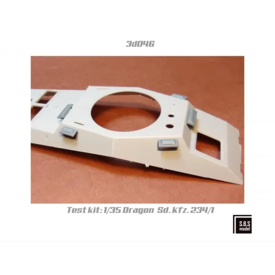 Sbs-3d046 1/35 Sd Kfz 234 Series Visors 3d Printed Resin