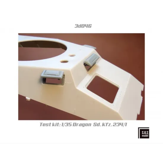 Sbs-3d046 1/35 Sd Kfz 234 Series Visors 3d Printed Resin