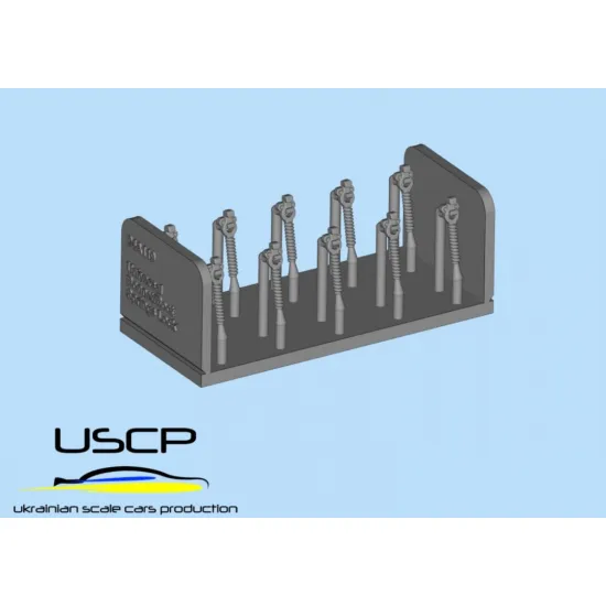 Uscp 24a119 1/24 Universal Bonnet/Boot Springs Lock