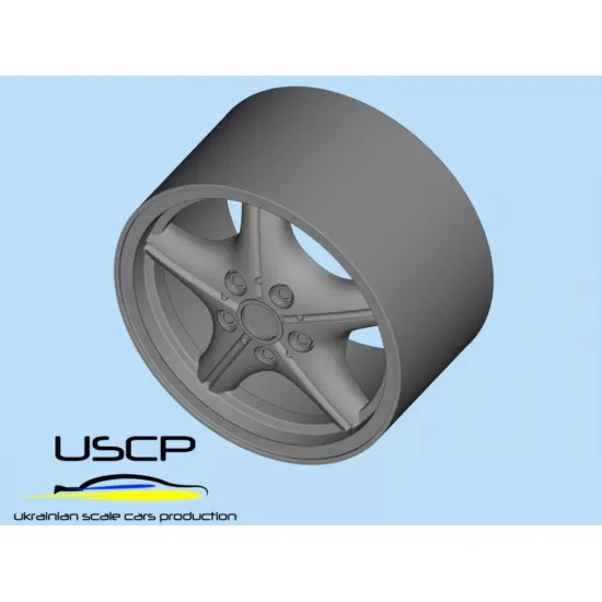 Uscp 24p090 1/24 Bmw Styling 35 16 3d-printed Wheels