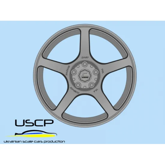 Uscp 24p196 1/24 Cosmis Vcp-n5r 18 3d-printed Wheels