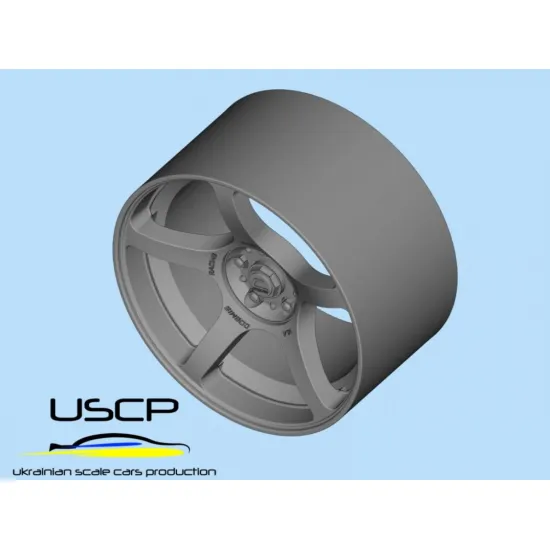 Uscp 24p196 1/24 Cosmis Vcp-n5r 18 3d-printed Wheels