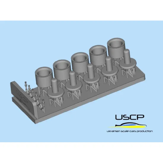 Uscp 24p197 1/24 Cosmis Xt-206r 18 3d-printed Wheels