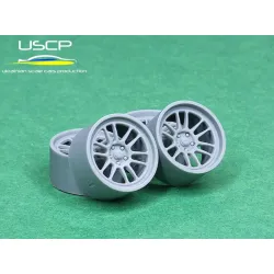 Uscp 24p197 1/24 Cosmis Xt-206r 18 3d-printed Wheels