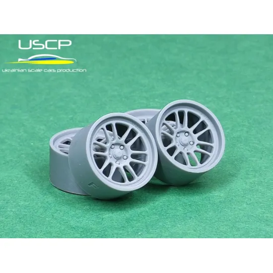 Uscp 24p197 1/24 Cosmis Xt-206r 18 3d-printed Wheels