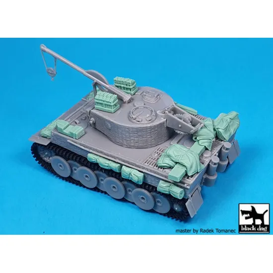 Black Dog T72187 1/72 Bergepanzer Tiger I Accessories Set For Dragon