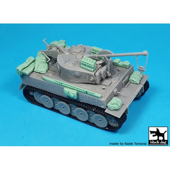 Black Dog T72187 1/72 Bergepanzer Tiger I Accessories Set For Dragon