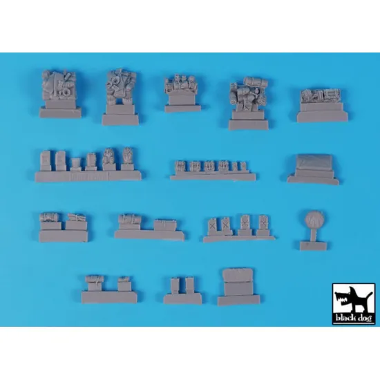 Black Dog T72190 1/72 Wwii Ground Vehicle Set Accessories Set For For Academy