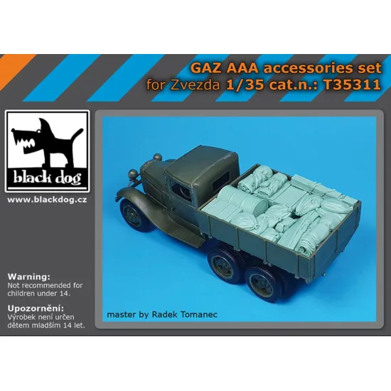 Black Dog T35311 1/35 Gaz Aaa Accessories Set For Zvezda