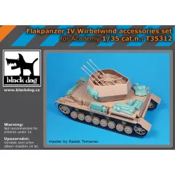 Black Dog T35312 1/35 Flakpanzer Iv Wirbelwind Accessories Set For Academy