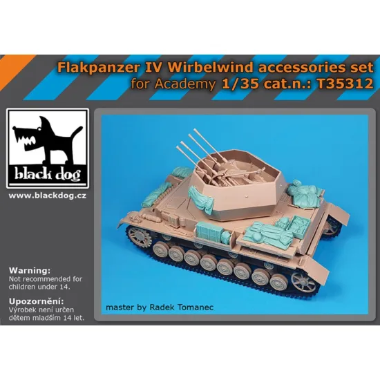 Black Dog T35312 1/35 Flakpanzer Iv Wirbelwind Accessories Set For Academy