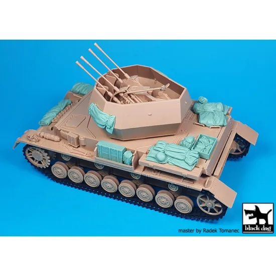 Black Dog T35312 1/35 Flakpanzer Iv Wirbelwind Accessories Set For Academy
