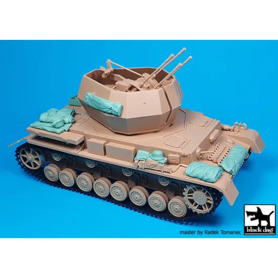 Black Dog T35312 1/35 Flakpanzer Iv Wirbelwind Accessories Set For Academy