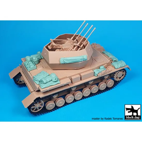 Black Dog T35312 1/35 Flakpanzer Iv Wirbelwind Accessories Set For Academy