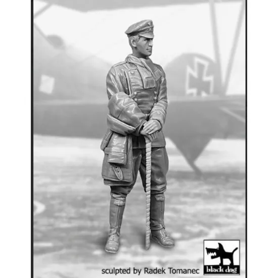 Black Dog F32188 1/32 German Fighter Pilot Wwi Figures Model Kit