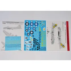 Foxbot 72-081t 1/72 Boeing B-17f/G Flying Fortress Pin-up Nose Art Part 1 And Stencils 72-032 For Academy Airfix Frog Hasegawa Revell Kits