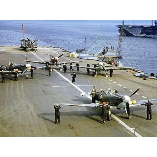 Lmg Ma-34 1/48 Aircraft Carrier Deck Hms Ark Royal