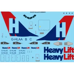 26decals 144-533 1/144 Heavylift Airbus A300b4 F Laser Decal