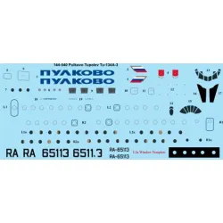 26decals 144-540 1/144 Polkovo Tupolev Tu-134a Laser Decal