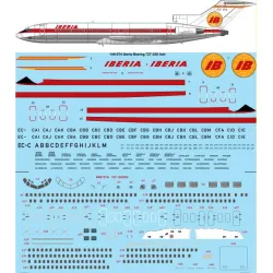26decals 144-574 1/144 Iberia Delivery Boeing 727-256 Laser Decal