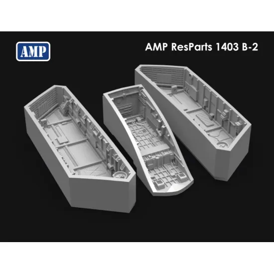 Amp-aft1403 1/144 B-2 Chassis Niches Model Kit