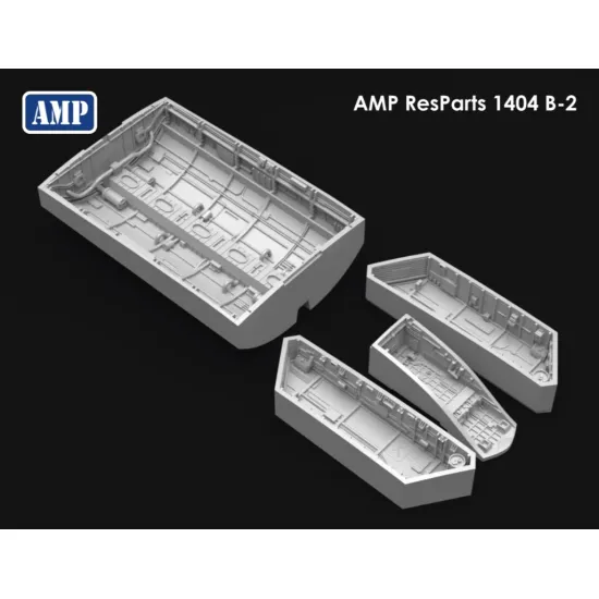 Amp-aft1404 1/144 B-2 Bomb Bay And Chassis Niches Model Kit