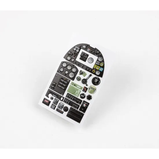 Red Fox Qs-24027 1/24 Supermarine Spitfire Mk Viii 3d Acrylic Instrument Panels