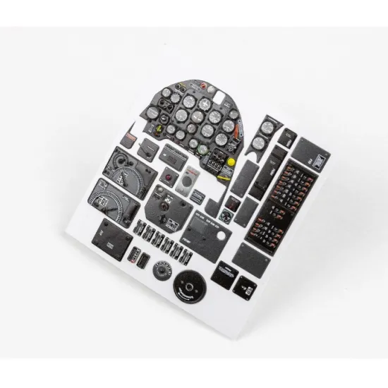 Red Fox Qs-24028 1/24 Junkers Ju 87b Stuka 3d Acrylic Instrument Panels